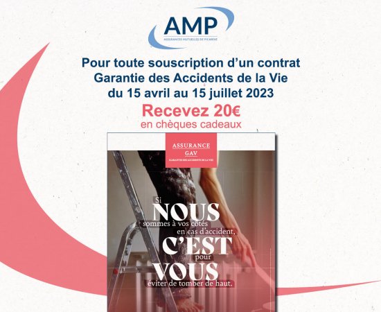 Recevez 20€ - Garantie des accidents de la Vie
