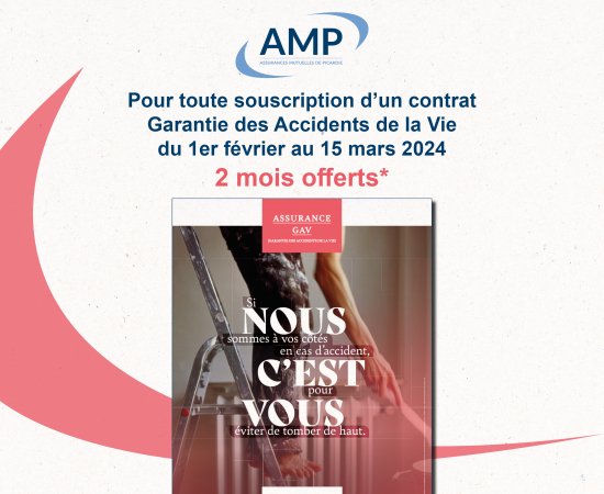 2 mois offerts - Garantie des Accidents de la Vie